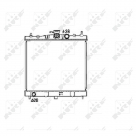 Radiaator, mootorijahutus NRF 53476
