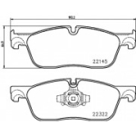 Piduriklotsi komplekt, ketaspidur BREMBO P 36 035