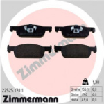 Piduriklotsi komplekt, ketaspidur ZIMMERMANN 22525.170.1