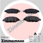 Piduriklotsi komplekt, ketaspidur ZIMMERMANN 25589.170.1