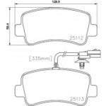 Piduriklotsi komplekt, ketaspidur HELLA 8DB 355 015-301