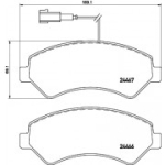 Piduriklotsi komplekt, ketaspidur HELLA 8DB 355 021-281