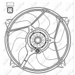 Ventilaator, mootorijahutus NRF 47069