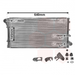 Radiaator, mootorijahutus VAN WEZEL 17002295