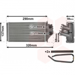 Soojusvaheti, salongik&uuml;te VAN WEZEL 40006228