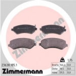 Piduriklotsi komplekt, ketaspidur ZIMMERMANN 23638.185.1