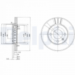 Piduriketas DELPHI BG2982