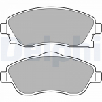 Piduriklotsi komplekt, ketaspidur DELPHI LP1676
