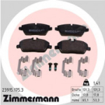 Piduriklotsi komplekt, ketaspidur ZIMMERMANN 23915.175.3