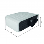 &Otilde;hufilter MAHLE ORIGINAL LX 3233/6