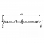 Pidurivoolik BOSCH 1 987 476 778