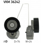 Pingutusrull, soonrihm SKF VKM 36242