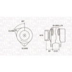 Generaator MAGNETI MARELLI 063731919010