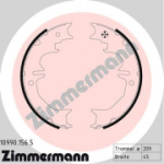 Piduriklotside komplekt, seisupidur ZIMMERMANN 10990.156.5