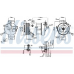 Kompressor,kliimaseade NISSENS 890667