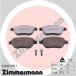 Piduriklotsi komplekt,ketaspidur ZIMMERMANN 23600.990.1