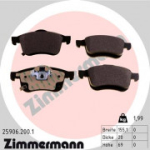 Piduriklotsi komplekt,ketaspidur ZIMMERMANN 25906.200.1