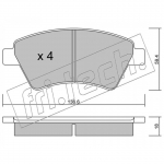 Piduriklotsi komplekt, ketaspidur fri.tech. 560.0