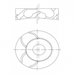 Kolvid MAHLE ORIGINAL 022 09 02