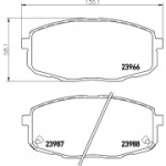 Piduriklotsi komplekt, ketaspidur HELLA 8DB 355 010-611