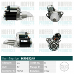 Starter HOFFER H5035249