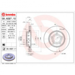 Piduriketas BREMBO 09.A597.11