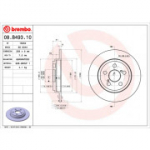 Piduriketas BREMBO 08.B493.10