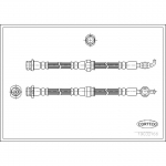 Pidurivoolik CORTECO 19032166