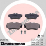 Piduriklotsi komplekt, ketaspidur ZIMMERMANN 21479.190.1