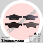 Piduriklotsi komplekt, ketaspidur ZIMMERMANN 23640.190.1
