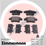 Piduriklotsi komplekt, ketaspidur ZIMMERMANN 24540.165.1