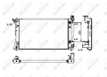Radiaator, mootorijahutus NRF 53395