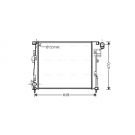 Radiaator, mootorijahutus AVA Clever Choice RTA2427