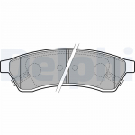 Piduriklotsi komplekt, ketaspidur DELPHI LP2197