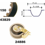 Hammasrihma komplekt MAPCO 23829