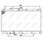 Radiaator, mootorijahutus NRF 53277