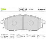Piduriklotsi komplekt,ketaspidur VALEO 301337