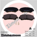 Piduriklotsi komplekt, ketaspidur ZIMMERMANN 25202.170.1