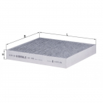 Filter, salongi&otilde;hk MAHLE ORIGINAL LAK 436