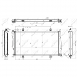 Radiaator, mootorijahutus NRF 53157