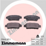 Piduriklotsi komplekt, ketaspidur ZIMMERMANN 23646.165.1