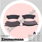 Piduriklotsi komplekt, ketaspidur ZIMMERMANN 24004.165.1