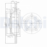 Piduriketas DELPHI BG2987