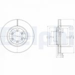 Piduriketas DELPHI BG4133