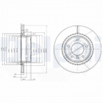 Piduriketas DELPHI BG3901C