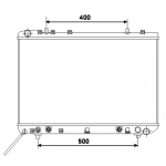 Radiaator, mootorijahutus NRF 53499