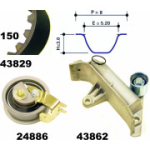 Hammasrihma komplekt MAPCO 23830