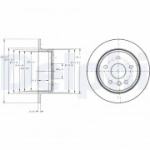 Piduriketas DELPHI BG3178