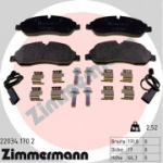 Piduriklotsi komplekt, ketaspidur ZIMMERMANN 22034.170.2