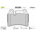 Piduriklotsi komplekt,ketaspidur VALEO 302284